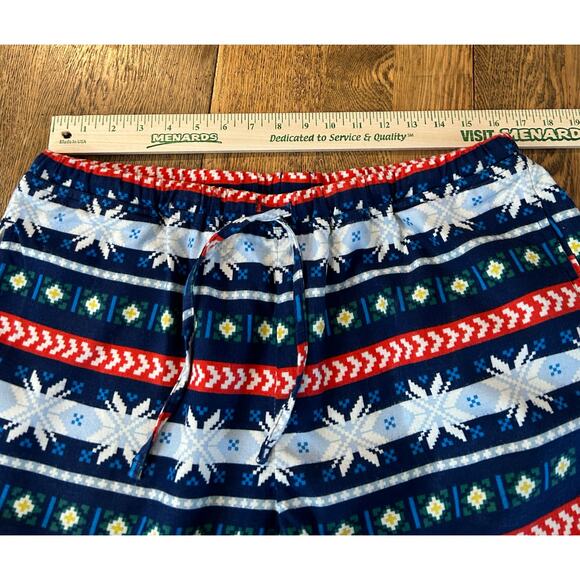 New! Hanna Andersson Flannel Pajama Set Nordic Fair Isle Sz L/XL Adult Unisex - Picture 8 of 9